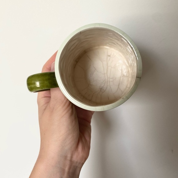 MOVING SALE Vintage ceramic Japanese coffee/tea green mug Hornsea inspired - Picture 3 of 6